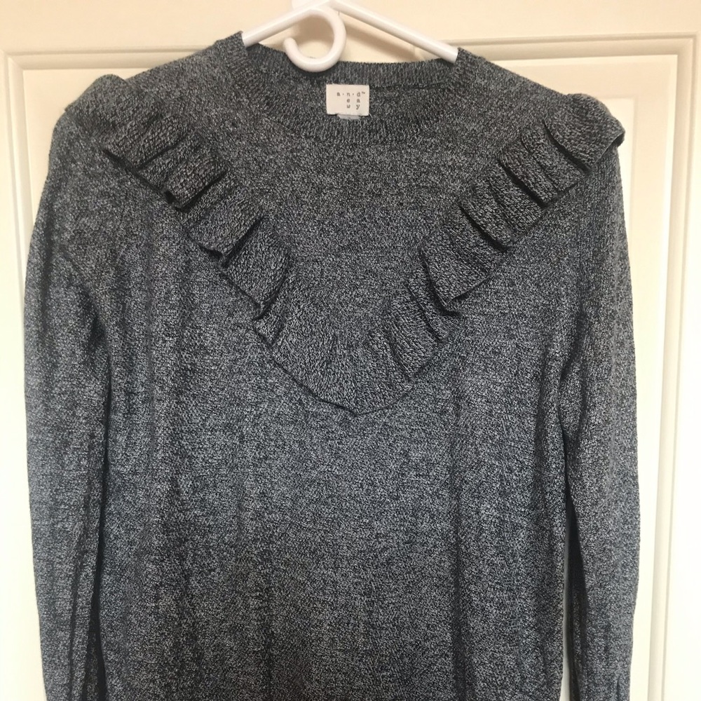 Andeawy Ruffle Sweater top